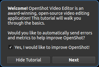 openshot video editor rendering