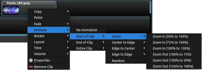 openshot video editor speed up video