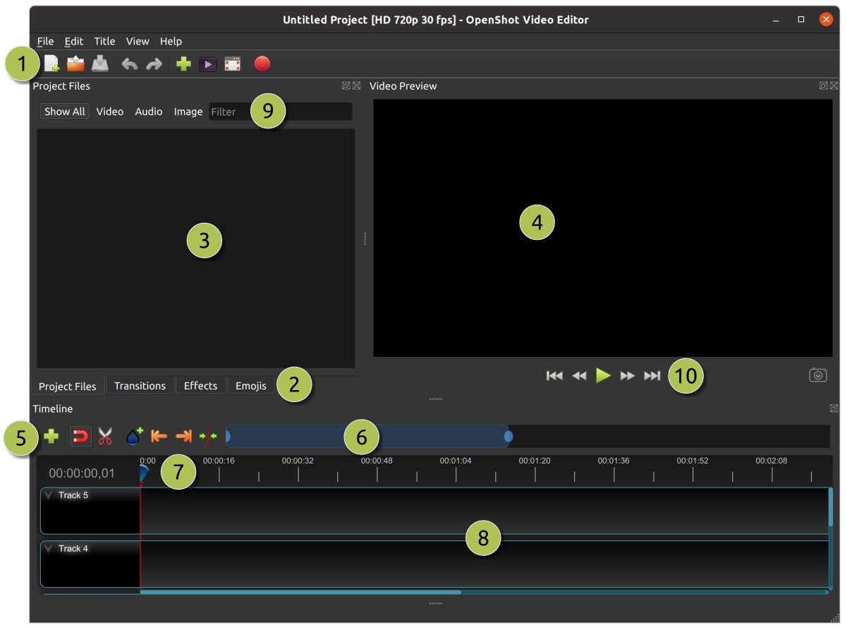openshot video editor windows